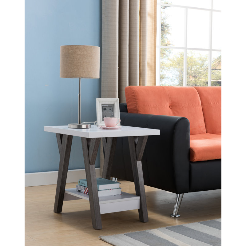 Table de bout Modern, Blanc