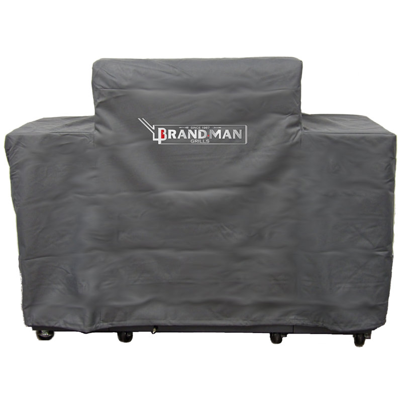 Grill Cover- Fits up to 58", BBQ Grill Cover for Rustler3-5Burner Grill & 22 "Kamado Charcoal Grill by Brand-Man Grills