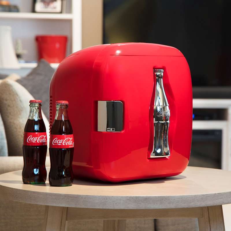 Coca-Cola Heritage 12 Can Portable Cooler/Warmer 12V DC 110V AC 7.9L Red