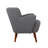 Jeovoni Fabric Accent Chair with Rubberwood Legs-742224962