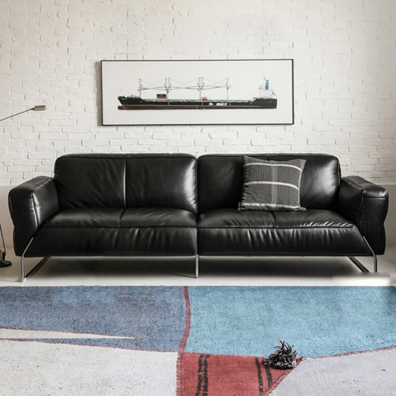 Canapé rétro Bauhaus, Noir
