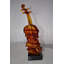 Statue de violon artistique Lawecki montée sur une base en résine Dimensions: 6 po x 5 po x H 14 po