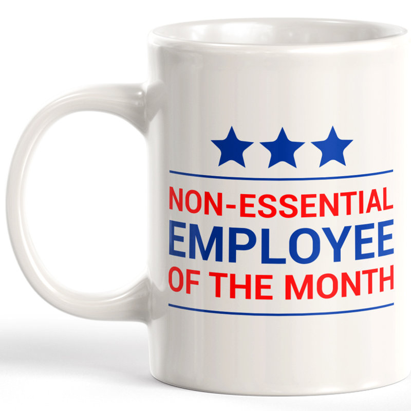 Tasse à café Non-Essential, 11 oz, Plastique
