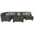 Alamdaar Upholstered U-Shaped Sectional-73717907