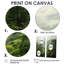 Forêt tropicale, paysage de jungle 1 - art mural tropical coloré 2 pièces-207119259-207119254-207119253