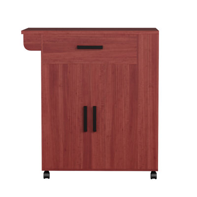 Chariot de garage à roulettes avec armoire de rangement Latitude Run® Shelby