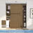 JUBEST Bypass Sliding Door Hardware, Bypass Wardrobe Closet Door Hardware Set (Door Not Included)-96910615