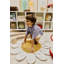 Floor Cushion White Daisy
