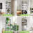 Over The Toilet Storage Organizer With Adjustable Shelves And Hooks, 4-Tier Metal Bathroom Shelf For Space Saving, Freestanding Design, High Weight Capacity, Easy Assembly-1260346798