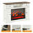 TV Stands With 28'' Fireplace-455444635
