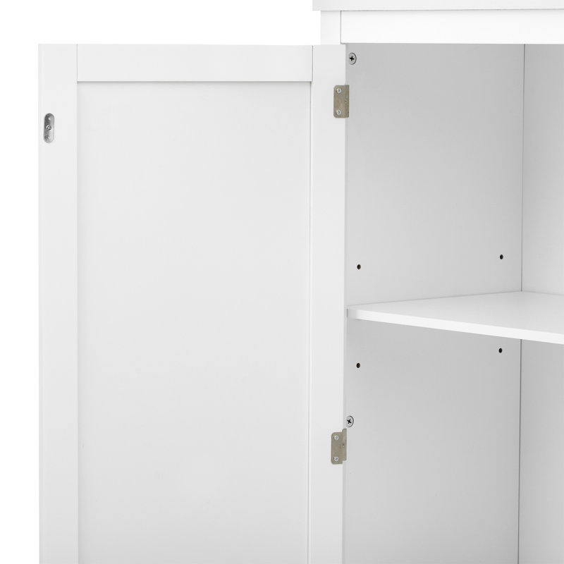 78" H 3-In-1 Hall Tree With Overhead Storage Cabinet & Contrasting Bench, Entryway Organizer With Adjustable Shelves, Drawers & Heavy-Duty Hooks