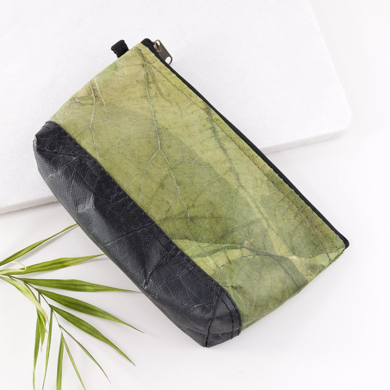 Yulia Polyester Wash Bag,  Leaf Green