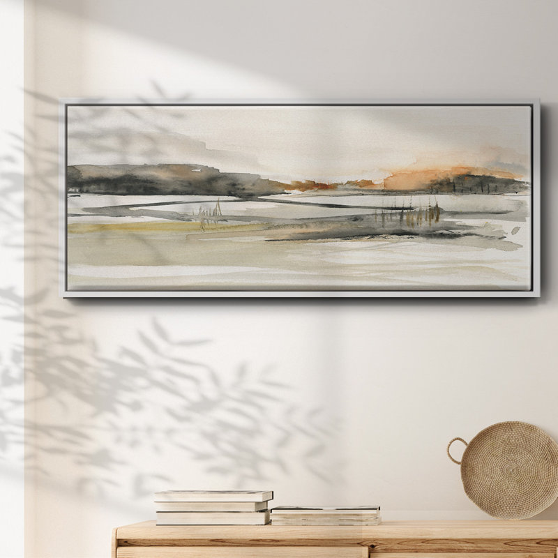 Turnwood Clearing- Framed Canvas, 24" H x 60" W
