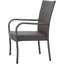 Chaise empilable en osier 4 pièces Littleton Pe