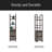 Narrow Bookcase