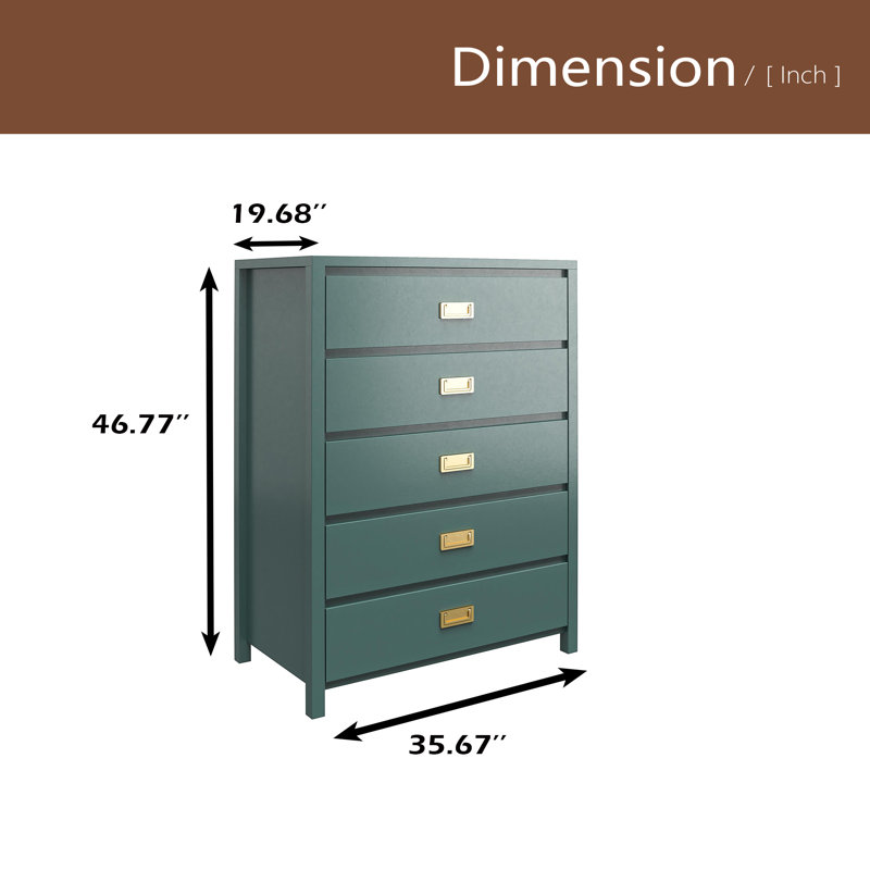 Commode pour enfants 5 tiroirs