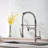 Kitchen Faucet With Pull Down Sprayer, Single Handle Single Lever Kitchen Sink Faucet