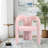 Teddy Fabric Upholstered Accent/Dining Chair /Barrel Side Chairs Kitchen Armchair For Living Room Set Of 2-1690756062