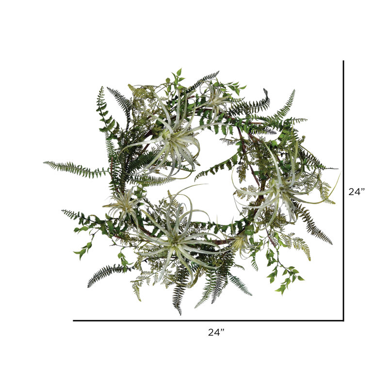 Couronne en plastique 24 po Fern