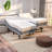Split King Adjustable Bed with 14 Inchec Memory Mattress Included, Bluetooth, App Control, Massage, Remote