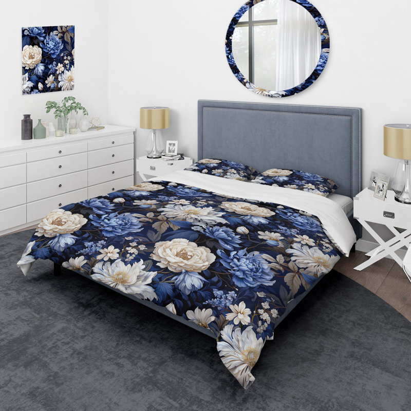 Ensemble de housse de couette Aubrei, Housse de couette pour très grand lit et 2 très