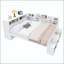 Lit de jour double avec armoires de rangement, armoire à chaussures et ports USB-126553939