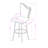 Aryana Contemporary Swivel Counter Stool w/ Design Back-761932870-761932865