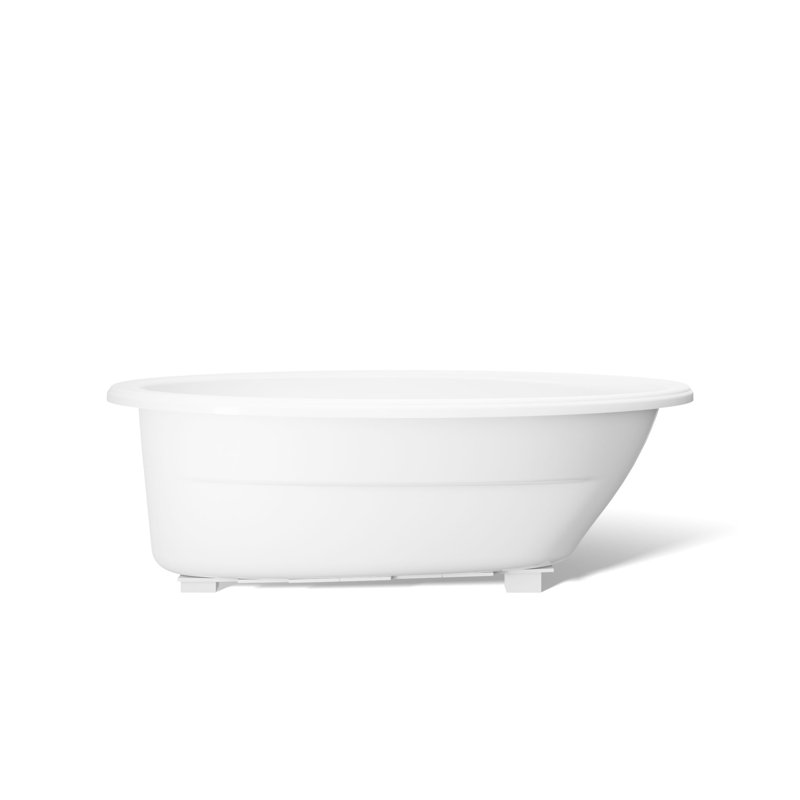 Sunward 60" x 42" Soaking Bathtub, White