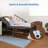 Adjustable Electric Hospital Bed For Home Use - Includes Mattress And Locking Casters For Elderly Care And Patient Recovery