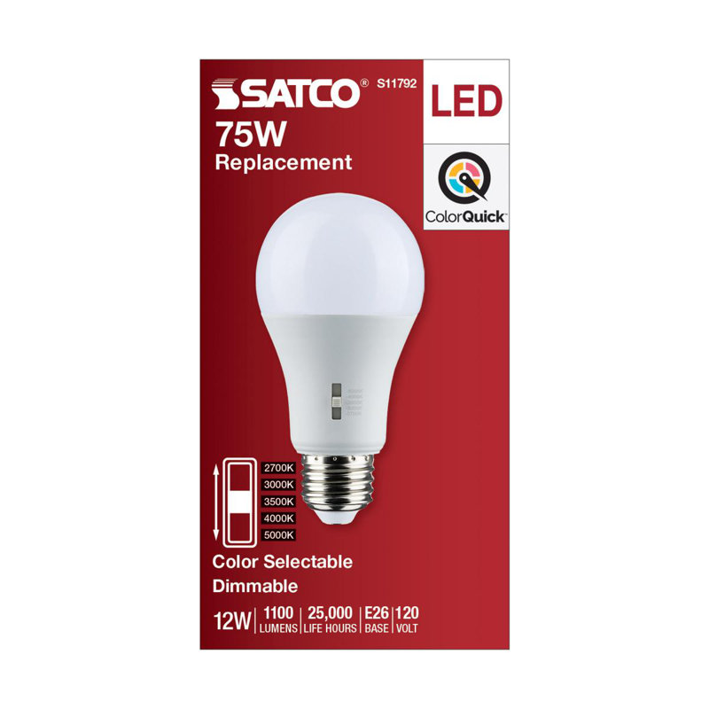 14 Watt White LED Bulb, 75 Watt Equivalent