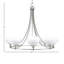 Lustre 8 lumières avec verre transparent 7 "Paramount-78053678-78053679