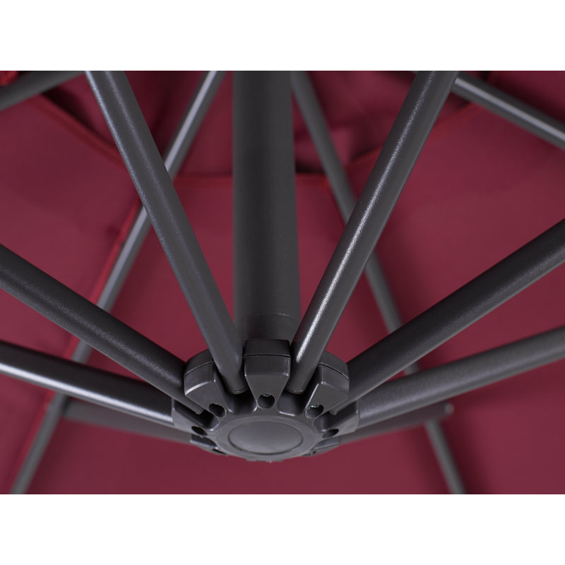 Ranie 300cm Cantilever Parasol, Burgundy