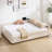 Upholstered Daybed with Trundle, Sturdy Wooden Frame, Modern Diamond Grid Design for Bedroom and Guest Room-324887305