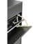 Armoire de rangement pour chaussures en noir, unité d'organisation, 42,24 de hauteur, 9,61 de largeur, 31,5 de profondeur