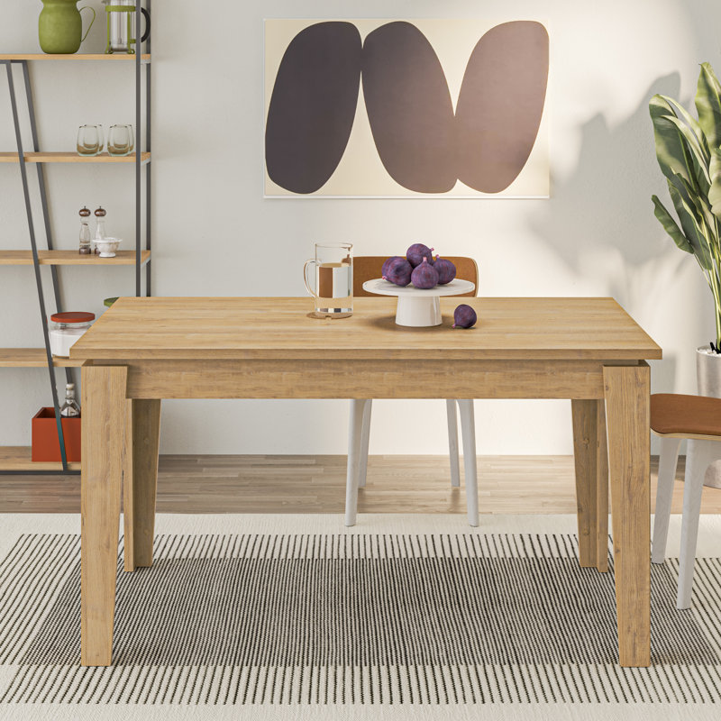 Tolmen Rectangular Extendable Dining Table - 120 to 170 cm, Oak, 75cm H x 190cm L x 80cm D