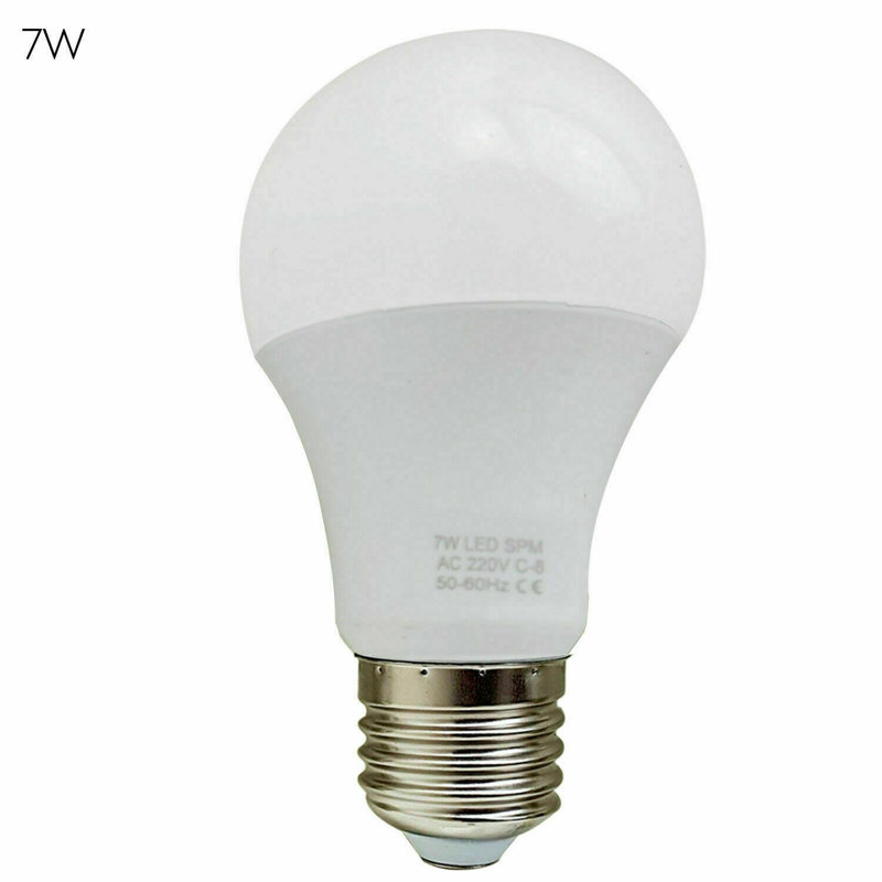 A60 Globe LED E27 12W Bulb 5PK, 7W