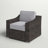 Fully Assembled Patio Chair With Cushion, Outdoor Patio Sofa-1409290261-1409290262