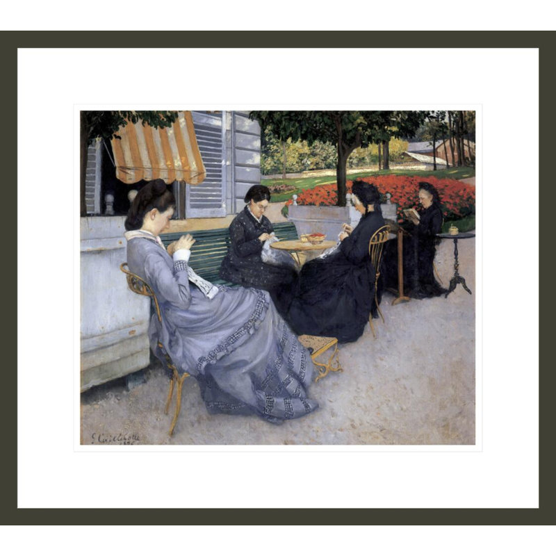 Portraits in the Country par Gustave Caillebotte - Estampe numérique encadrée, H 17,75 po x l 19,92 po