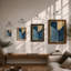 Geometric Contemplation Minimalist - Print-629920422-629920418