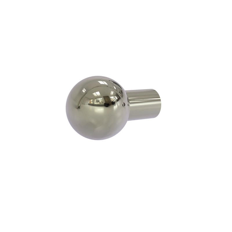 Poignée ronde de 1 po de diamètre, Nickel poli