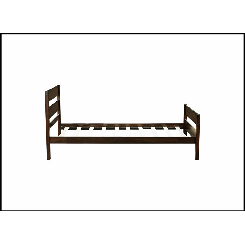 Lit élégant avec tête de lit, pied de lit et rangement sous le lit pour les chambres modernes et l'efficacité de l'espace