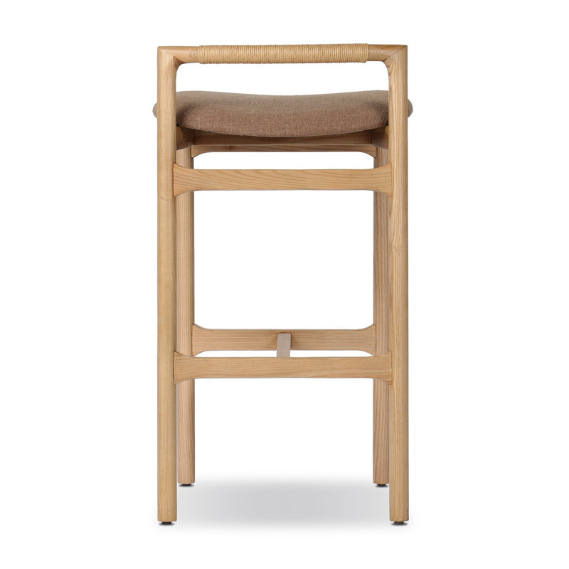 Baden Stool, Antwerp Cafe/Line Blend, Bar Stool (30" Seat Height), Sienna Brown