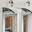 Front Door Canopy Outdoor Awning UV Resistant 120 x 75cm-1514025582