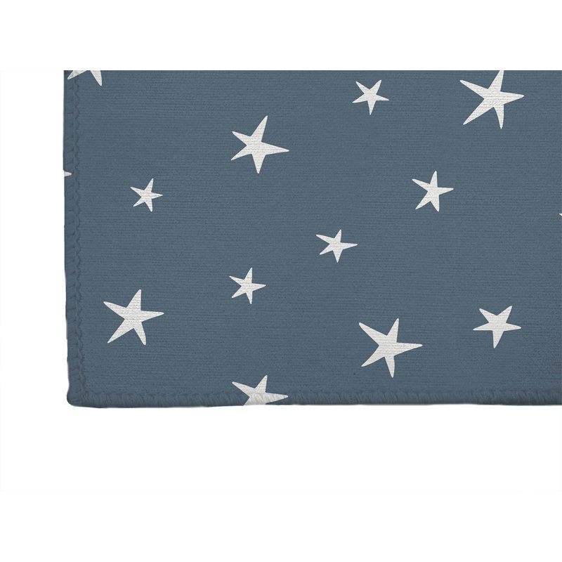 Starry Night Non-Slip Outdoor Rug, Runner 2'6" x 8'