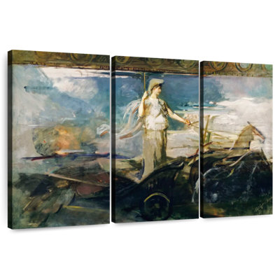 Leisha Minerva In A Chariot 1894