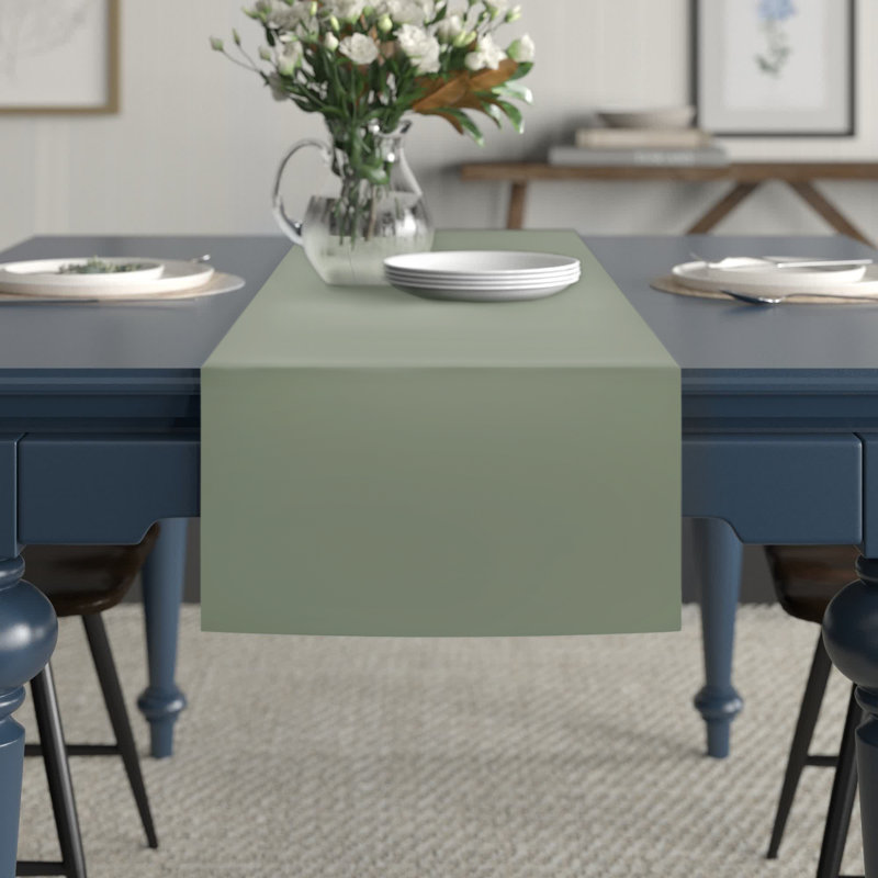 Chemin de table Westrick, Vert sauge, 90 po x 16 po, Kral