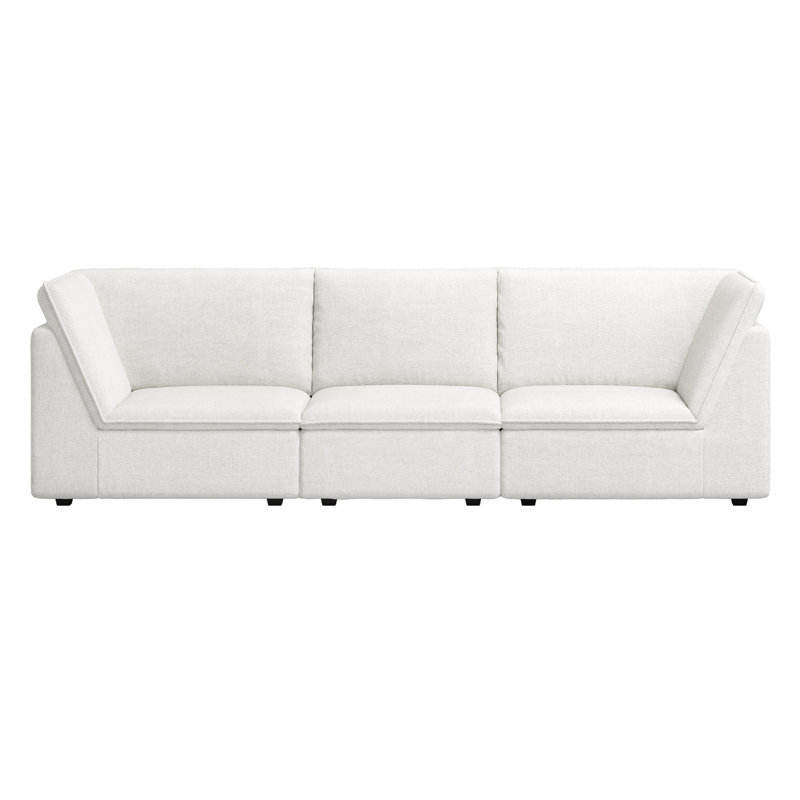 Clara 111"W Modern Upholstered Sofa
