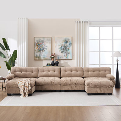 Canapé modulaire à assise profonde et spacieux