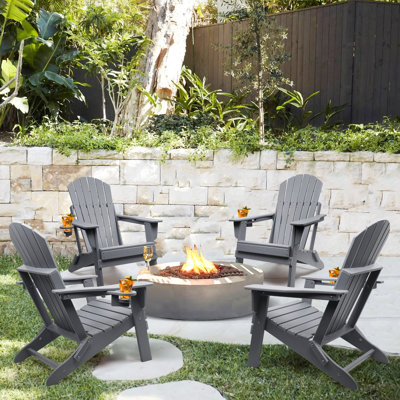 Azur Foldable Outdoor Adirondack Chair
