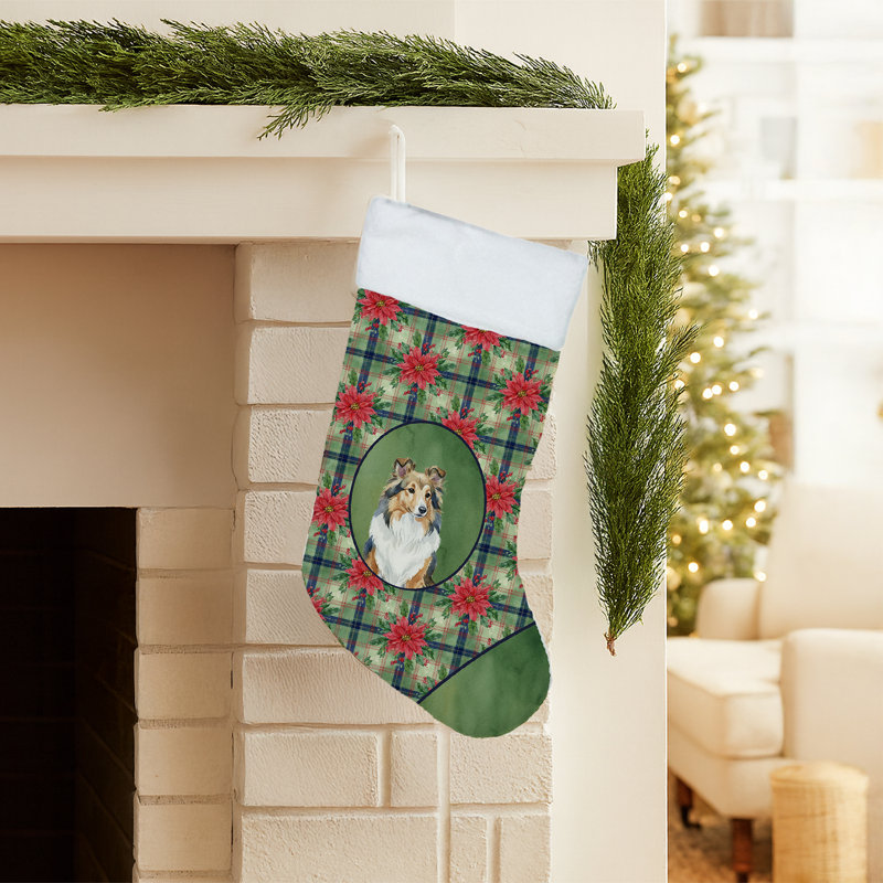 Chaussette de Noël Sable Sheltie